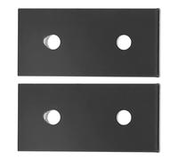 BAFOVY Piastra di Giunzione Piatta 2 Pcs in Lega di Alluminio Piastra per la Costruzione di Mobili, Resistenza di Compressione, con Connessione a 2 Fori, comodità Portatile, per RUS T-a Prova di RUS