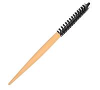 BAFOVY Piccola Spazzola per Capelli Rotondi Mini Rullo in Legno Rotondo Rullo in Legno per Capelli Setole Nylon Pettine per Asciugatura per Asciugare la Frangia di Accumulo di Alimentare con (16#