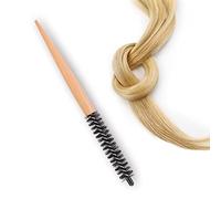 BAFOVY Piccola Spazzola per Capelli Rotondi Mini Rullo in Legno Rotondo Rullo in Legno per Capelli Setole Nylon Pettine per Asciugatura per Asciugare la Frangia di Accumulo di Alimentare con (20#