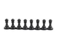 BAFOVY Plastica di Scacchi Set Pezzi di Scacchi Set Gioco da Viaggio Leggero Portatile con Pad di Lanugine per il Gioco Esterno Interno (Grande re 77 mm di altezza)