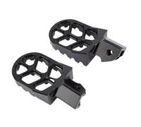 BAFOVY Poggiapiedi per Dirt Bike, Pedale Poggiapiedi in Lega di Alluminio 7075 di Ricambio per Surron Light Bee X S E Ride Pro SS CRF150F CRF230F X160 X260 con Denti in Acciaio (BLACK)