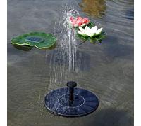 BAFOVY Pompa di Fontana da Giardino a Pannello Solare, Caratteristica dell'acqua della Batteria Al litio. Monitoraggio del Livello dell'acqua Incorporato, Funzione di Rilevamento della Luce