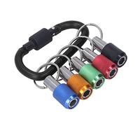 BAFOVY Porta del Bit Gambo Esagonale, Portatile e Non Slip, Realizzato in Metallo, con 5 Barre di Estensione di Presa, Comodo e Pratico, Design Sicuro, Arrugginito e Resistente Durata di Lunga