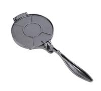BAFOVY Pressa per Tortilla Manuale Macchina per Pressare L'Impasto Strumento a Mano in Lega di Alluminio per Involtini di Ravioli Piadine con Design Leggero e Antiruggine 8.7 X 6.3 (BLACK)