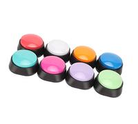 BAFOVY Pulsanti di Registrazione Vocale da 8 Pezzi, Materiale ABS, Registrazione di 30 Secondi per la Comunicazione del Cane e l'apprendimento dei Bambini