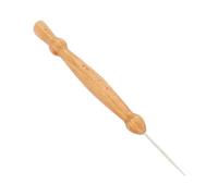 BAFOVY Punteruolo per Cucire in Pelle, Design a Punta Fine con Manico in Legno per Progetti di Cucito Preciso in Pelle e Artigianato