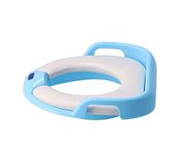 BAFOVY Riduttore WC per Bambini in PP e PU, 29 X 34 Cm, con Cuscino Morbido, Braccioli, Paraspruzzi, per Uso Domestico della Toilette di Neonati e Bambini Piccoli
