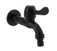 BAFOVY Rubinetto a Parete in Acciaio Inossidabile, Miscelatore Monocomando per Acqua Fredda con Disco Ceramico Antigoccia, per Lavatrice Lavamazzo Giardino Esterno (per lavatrice)