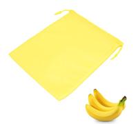 BAFOVY Sacchetto Porta Banane Riutilizzabile, Custodia in Rete per Frutta con Chiusura a Coulisse for Conservazione e Organizzazione in