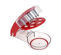 BAFOVY Semi di Ciliegio Pitter Cherry Stoner Semi di Ciliegia 6-in-1 ABS Design Non Portatile con Base Skid e Forchetta di Zinco per Piccoli Frutti di Pietra
