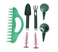 BAFOVY Seminatrice a 12 Fori con 2 Seminatrici Piccole e 2 accessori. Distributore Manuale di Semi per Ortaggi Floreali