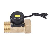 BAFOVY Sensore di Flusso della Pompa dell'Acqua Interruttore di Controllo Automatico in Ottone, Pressostato Elettronico per Pompa dell'Acqua AC220V 4A G1 2 Pollici per Sistemi di Acqua Calda e