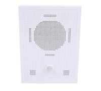 BAFOVY Sensore di Movimento a Infrarossi con Altoparlante, Lettore MP3 con Controllo APP, Custodia e Gamma di Rilevamento da 0 a 8m, per Annunci in Luoghi Pubblici (Spina europea)