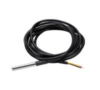 BAFOVY Sensore Digitale per Sonda di Temperatura, Cavo Impermeabile in Acciaio Inossidabile 5 Pezzi 2 M con Sonda in Acciaio Inossidabile 304 per Shelly Home