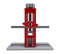 BAFOVY Set di Maschere di Montaggio per ante Dell'armadio con Base di Supporto, Strumento in Lega di Alluminio Regolabile con Estensione da 10 Mm per ante Senza Telaio e con Telaio