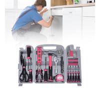 BAFOVY Set di Utensili Manuali per la Casa, Kit di Attrezzi da 39 Pezzi con Impugnatura Ergonomica e Scatola Pieghevole per Assemblaggio, Riparazione e Manutenzione di Mobili