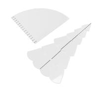 BAFOVY Set per Quilting per Albero di Natale, Modello di Modello di Cucito in Acrilico Trasparente, Righello per Sottopiatti e Tovagliette, Strumento per Cucire Trasparente per Albero di Natale Fai