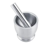 BAFOVY Smerigliatrice per Pestelli a Mortaio in Acciaio Inossidabile Premium, Design Moderno Ma Funzionale, Ergonomico, Operazione Senza Sforzo, Uso Versatile, per Strumenti da Spezie