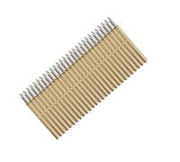 BAFOVY Sonda a Molla 100pcs P50-J1/P50-B1/P75-B1/P100-E2 PIN POGO Rotondo 3A con Testa di Forma del Cono per Test PCB, Sonde di Sostituzione per e Cuscinetti Dorati
