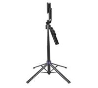 BAFOVY Stabilizzatore per Telefono con Tracciamento Automatico, Treppiede 4 in 1 Treppiede Allungabile per Selfie con Telecomando Wireless Rotazione di 360 Gradi per Vlogging Regi