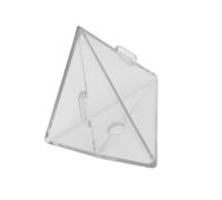 BAFOVY Stampo per Frutta in ABS Trasparente per Crescita, Clip su Pomodoro, con Misure Regolabili per Ortaggi (triangolo)