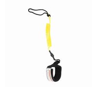 BAFOVY Stand Up Paddleboard Gamba Gamba Surf di Surf Guinzaglio a Spirale a Spirale Corda alla Caviglia 5 Piedi 5 Mm Cinghia Caviglia Regolabile per la Navigazione per Bodyboard con Comodo Polsino