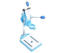 BAFOVY Supporto per Trapano Elettrico Supporto per Trapano da Banco in Alluminio Pressofuso con Morsetto Ruotabile a 90° Corsa 80 Mm Colonna da 40 Cm per Legno Plastica Pannello in Alluminio