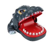 BAFOVY Surprise Bite Action Dinosaur Dentist Game Interactive Bite Finger Toy Finger Coordination Eye Trick Toy for Kids Family with Ferocious Dinosaur Design
