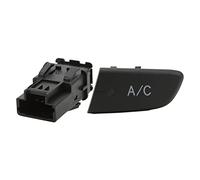 BAFOVY Switch AC, Pulsante Push OE 6554KX Sostituzione 6554KX per C1 107 MK1 2005-2014 con Pulsante di Controllo Climatico ABS Nero, Progettato per Abbinare o Superare la qualità OEM, la Spina