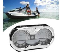 BAFOVY Tachimetro Digitale LCD per Moto D'acqua, Quadro Strumenti di Ricambio con Cornice Cromata per 4 TEC LTD SC STD WAKE 2006 2007 2008 2009