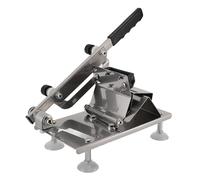 BAFOVY Tagliacarne Manuale Affettatrice per Carne in Acciaio Inossidabile Affettatrice Uniforme Multifunzionale Operazione Veloce Facile Pulizia per Ristoranti Negozi di Pentole Calde Casalinga