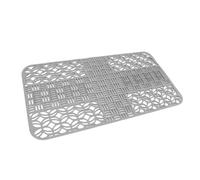 BAFOVY Tappetino per Lavello in Silicone Confezione da 2 Tappetini per Lavello da Resistenti Al Calore (GRAY)