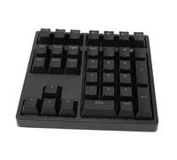 BAFOVY Tastierino Numerico Meccanico Tastierino Numerico Cablato USB con Interruttore Blu Retroilluminazione RGB 34 Tasti per Desktop Portatile Mac OS (BLACK)