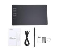 BAFOVY Tavoletta Grafica da Disegno, Area Attiva con 16384 Livelli di Pressione, 8 Tasti di Scelta Rapida e Stilo, Compatibile con Win per la Progettazione di Disegni Artistici (P5)