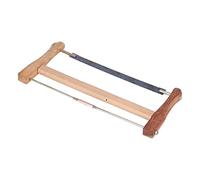 BAFOVY Telaio in Legno di Teak, Design di Diamanti, Lama in Acciaio di Manganese, Maniglia Addensata, Utensile Taglio del Legno, per Carpentiere, Falegname Fai - -te (Grandi dimensioni (580 mm))