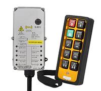 BAFOVY Telecomando Industriale Controller di Sollevamento per Gru Resistente all'olio e Agli Acidi Impermeabile 800 MHz Doppia Maniglia DC24V AC36V AC220V AC380V per Gru Trasportatrice CNC