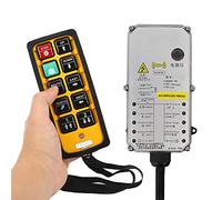 BAFOVY Telecomando Industriale Controller di Sollevamento per Gru Resistente all'olio e Agli Acidi Impermeabile 800 MHz Doppia Maniglia DC24V AC36V AC220V AC380V per Gru Trasportatrice CNC