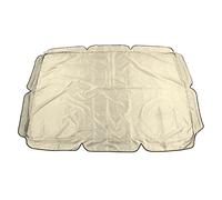 BAFOVY Top di Sostituzione del Baldacchino Altalena, 600d Oxford Acqua e Copertura a Prova di Sole per Portico, Giardino, Esterno (Beige)