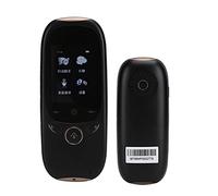 BAFOVY Traduttore Vocale Intelligente K1, Materiale ABS, 60 Minuti di Traduzione Continua, Supporta 45 Lingue per Viaggiatori e Utenti Aziendali (BLACK)