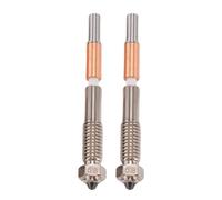 BAFOVY Ugello Integrato per Stampante 3D da 2 Pezzi, Materiale in Acciaio Temprato, Rapido per Filamenti Avanzati, Compatibile con QIDI PLUS 4 e Altri (0,8 mm)
