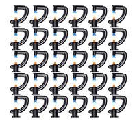 BAFOVY Ugello Spruzzatore in ABS da 30 Pezzi Testa Irrigatore 7,5 Mm Ingresso 1,8 M Diametro Spruzzo da 60 a 100 L H Nebulizzazione di Rifrazione per Giardino Serra Prato Cortile Irrigazione