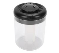 BAFOVY Umidificatore con Riempimento Dall'alto 2,8 L Umidificatore a Nebbia Fredda a Doppio Spruzzo di Grande capacità per Camera da Letto con 3 modalità Display Digitale Luce Notturna (BLACK)