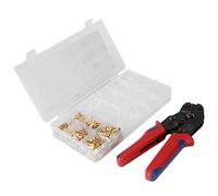 BAFOVY Utensile per Crimpatura Pressato a Freddo Spellacavi e Pinza per Cavi in acciaio Kit da 600 Pezzi 7,7 X 3,1 X 0,8 Pollici per Elettricisti Cablaggio Automatico per Barche e Case