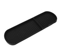 BAFOVY Vassoio di Drenaggio in Silicone da Banco, Vassoio per Lavello da in Silicone Alimentare, Base Satinata per Presa, Drenaggio Rapido, Design con Barra Trasversale, 12,6 X 38 X 1,86 Cm per