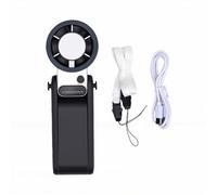 BAFOVY Ventilatore a Mano Pieghevole, Portatile a 3 Pieghe, Ricaricabile Tramite USB, 199 Livelli Ad Alta velocità, Autonomia della Batteria di 8 Ore, Raffreddamento con Ghiaccio, (GREY)
