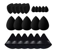Bafutayawa Beauty Blender, 21 Pcs Set di Spugne Trucco, Spugna Makeup per Fondotinta Crema Liquida Cipria Puff Multicolori