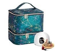 Bag & Carrying Case - Nail Gel Holder, Durable Compact Nails Organizer Keeps Bottles Upright, Lightweight and Easy to Carry, Ideal for Home, Salon, and On-The-Go Use for Art, Manicure Supplies