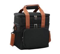 Bag Cooler, Large Soft Picnic Tote, Leakproof Insulated Lunch Box, Reusable Cooling Carrier, for Workplace Travel Shopping Camping Beach Adults Boys Use, 8.46x5.71x9.65 Inches