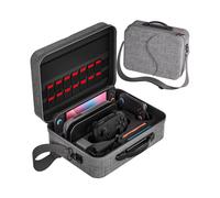 Bag for 2 Game Console Gamepad Controller Accessories Hard Case Storage Travel Suitcase Carrying Case,A