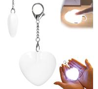 bag light，luce per borsa interna donna，Love Wallet Tote Bag Touch Sensing Light,Handbag Sensing Light, Glowing Purse Lamp,Purse Glow Heart Lights,Rechargeable Mini Touch Handbag for Inside -M